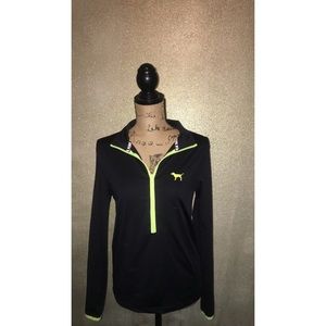 Pink Victoria Secret half zip